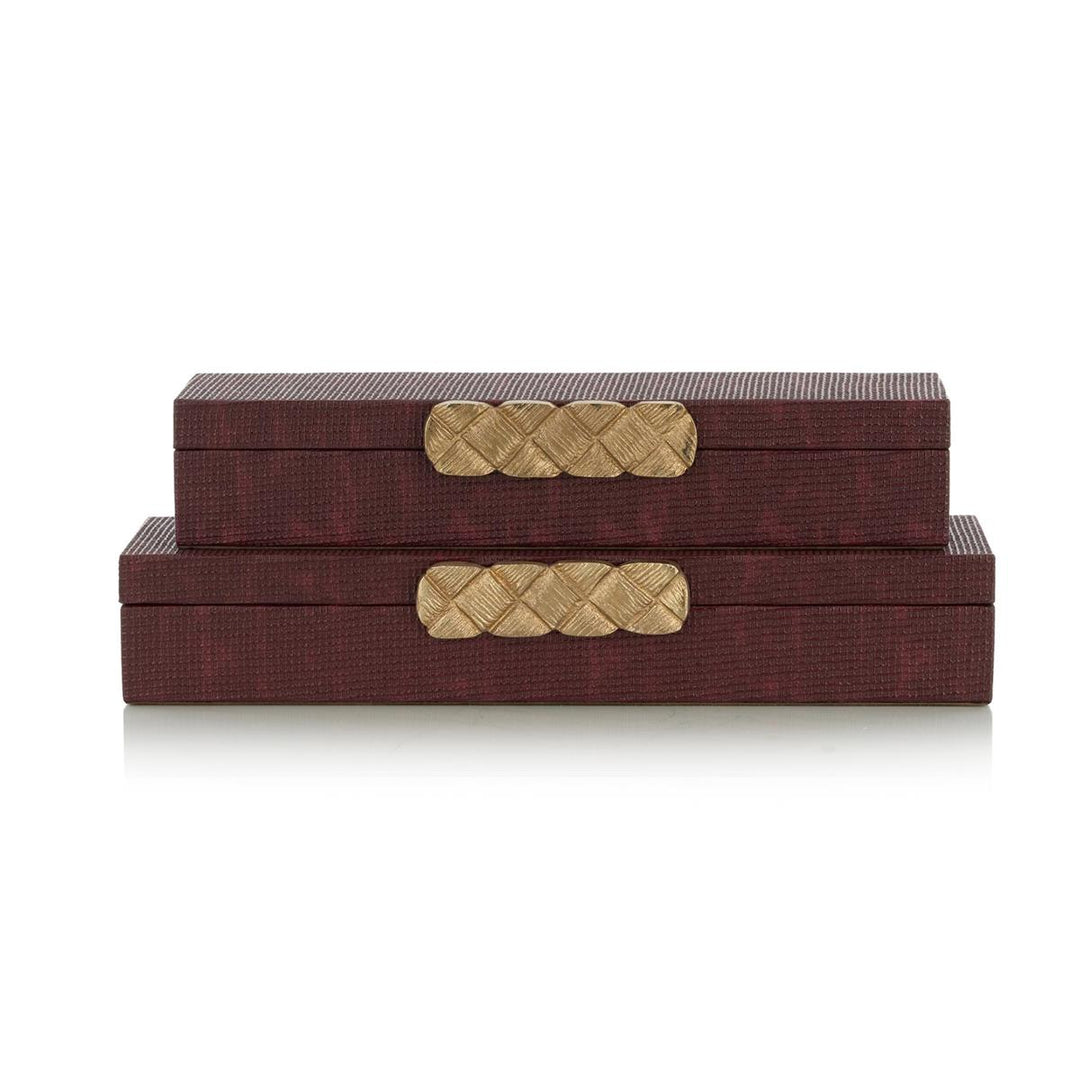 Decorative Boxes Chateau Boxes, Set of 2