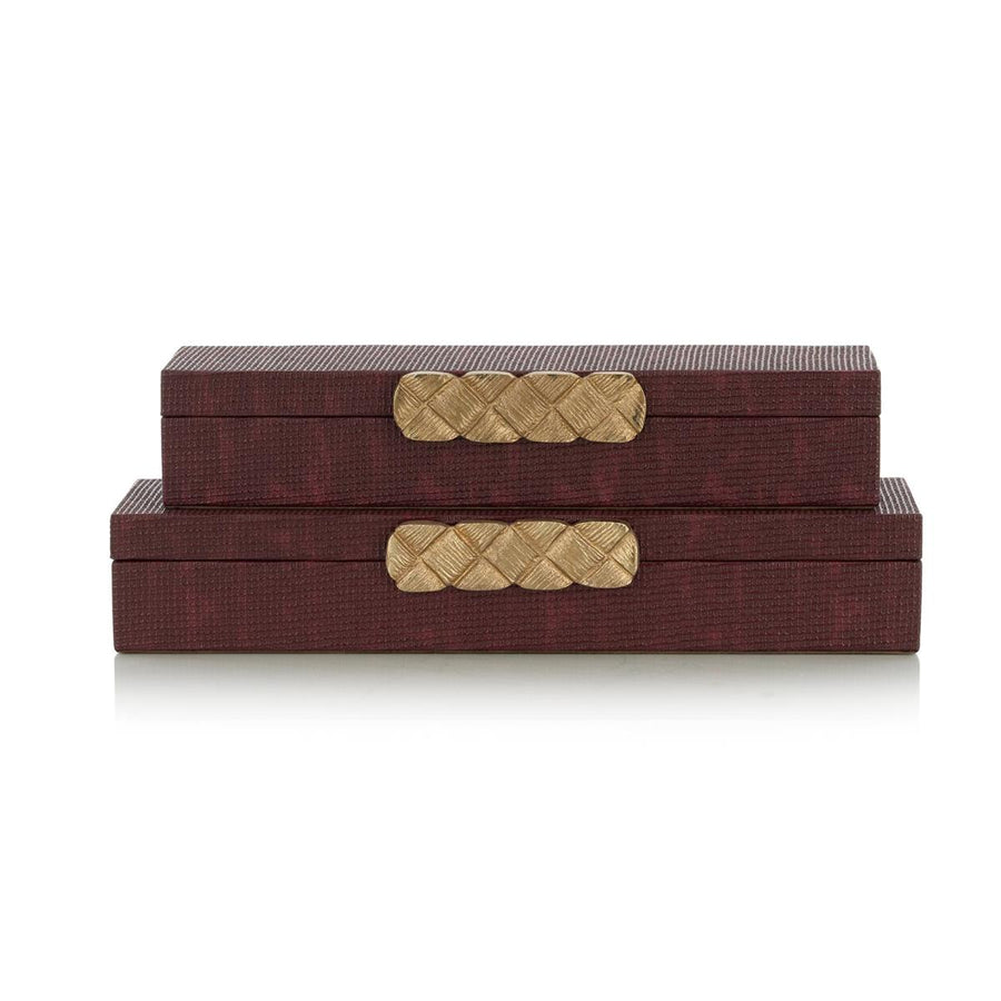 Decorative Boxes Chateau Boxes, Set of 2