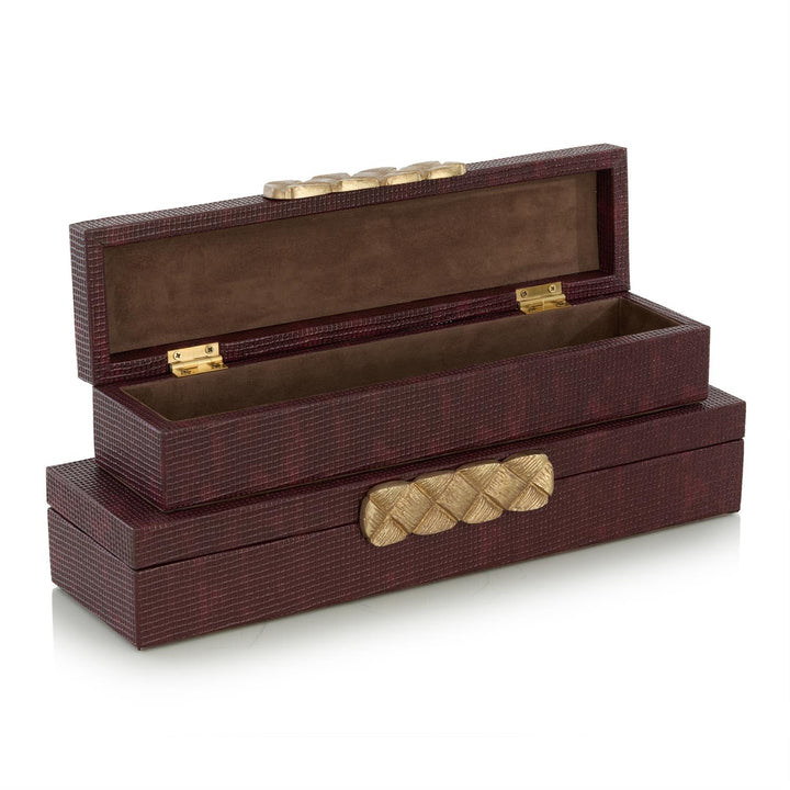 Decorative Boxes Chateau Boxes, Set of 2