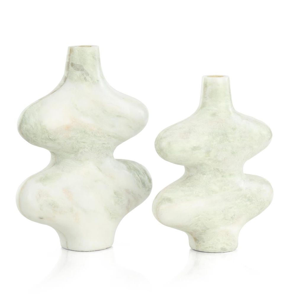 Vases Twin Marble Vases (Set of 2)