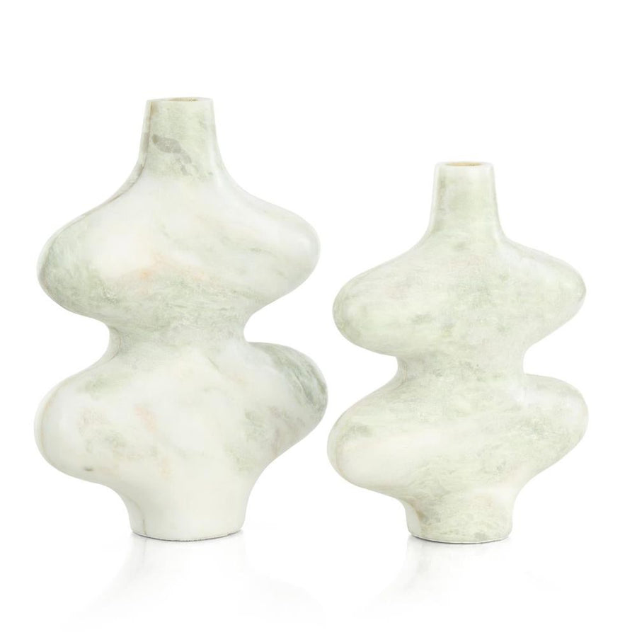 Vases Twin Marble Vases (Set of 2)