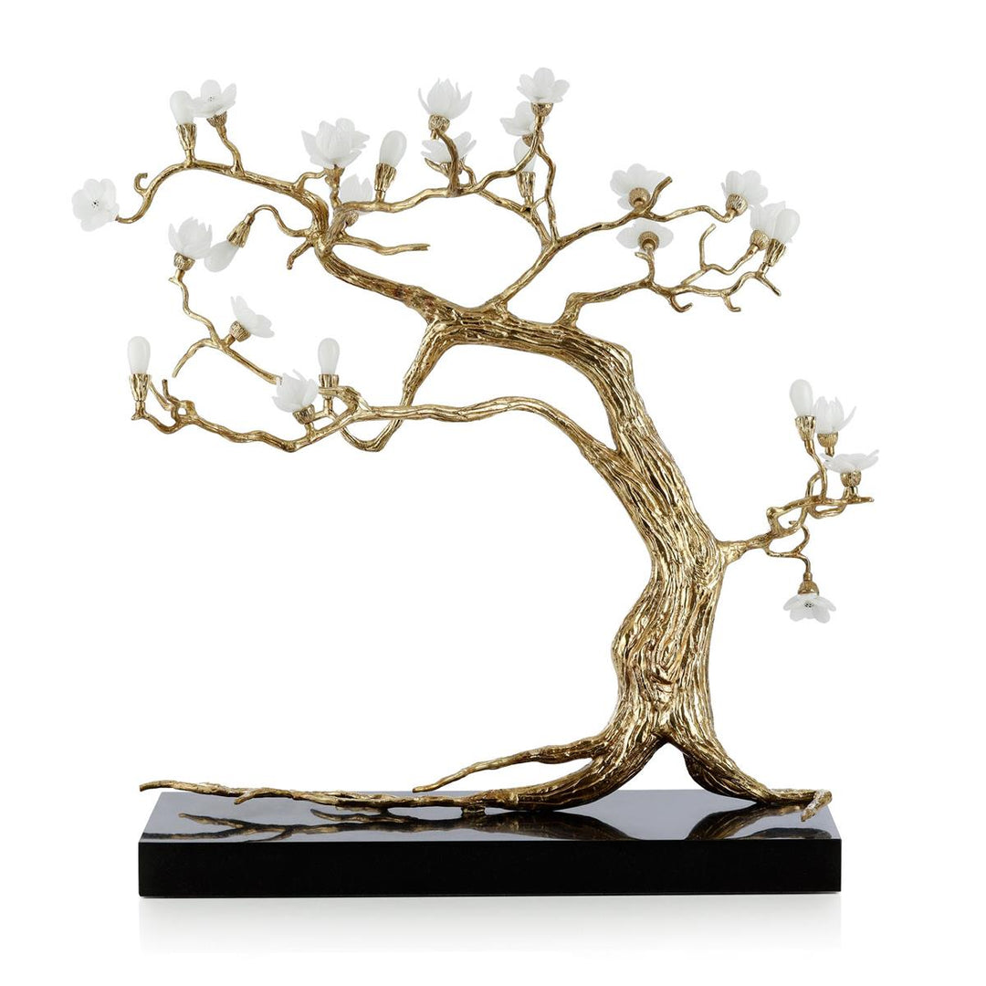 Sculptures Sakura Sculpture on Marble, Brass