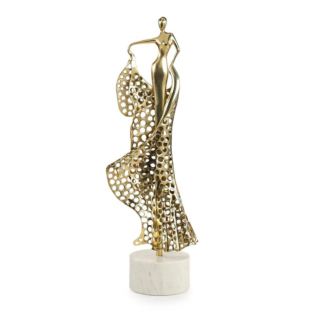 Sculptures Evangelina Sculpture on Marble, Brass