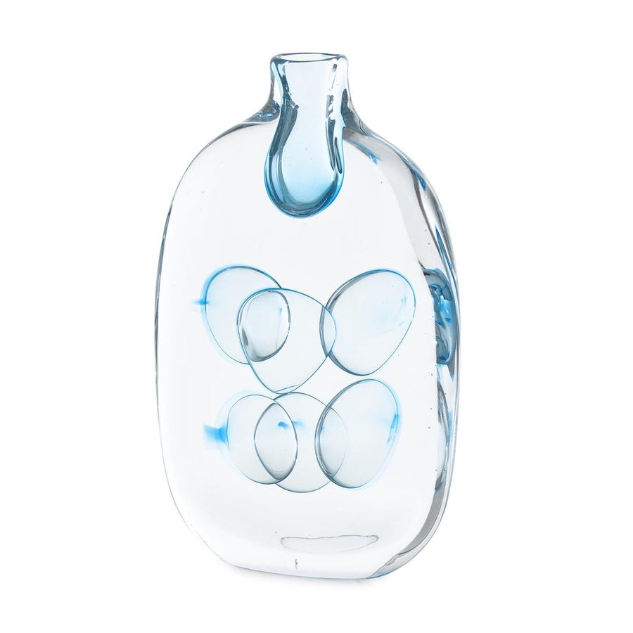 Vases Bubbling Glass Vase, Large
