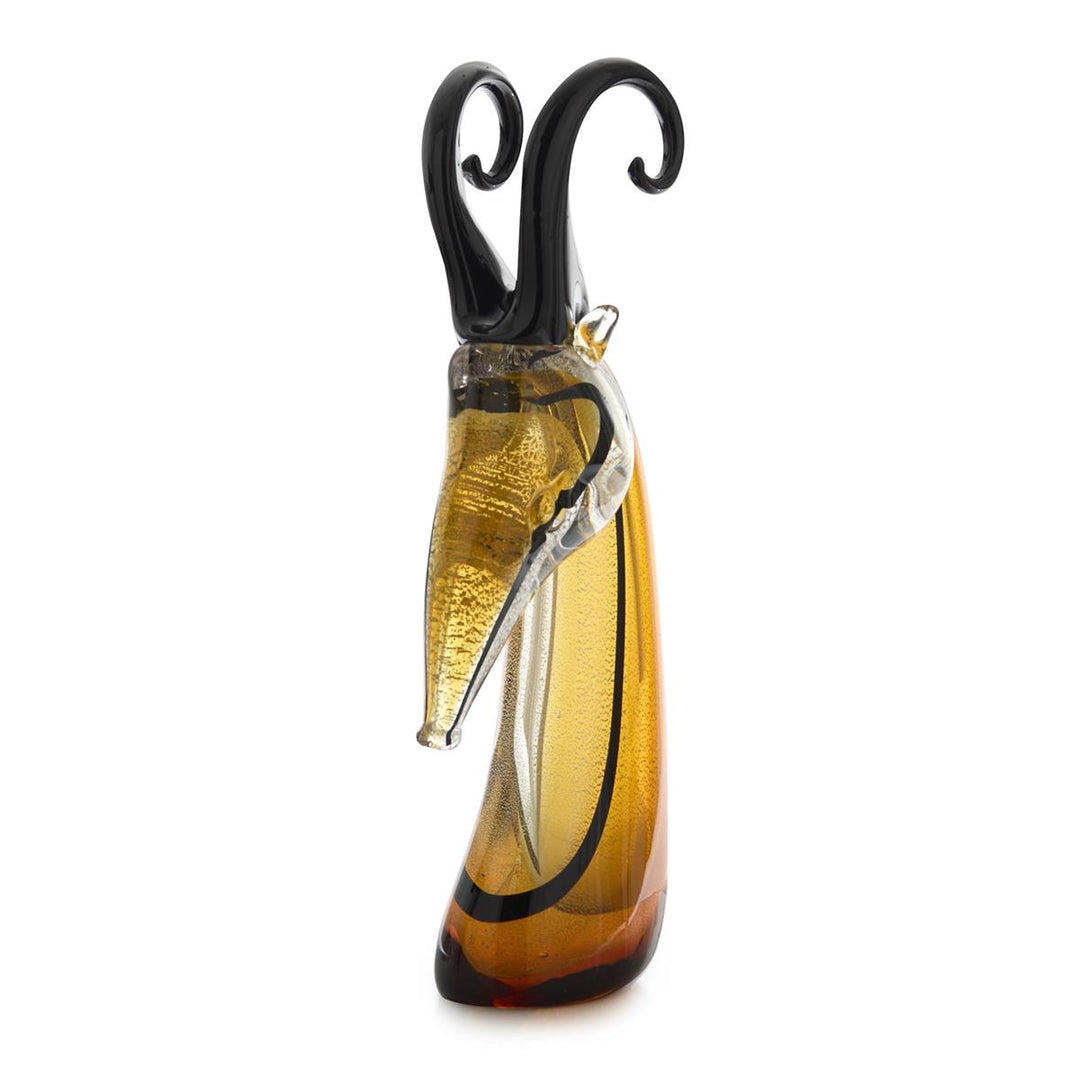 Sculptures Abstract Glass Antelope Sculpture