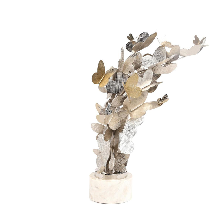 Sculptures Dancing Butterflies Sculpture on Marble