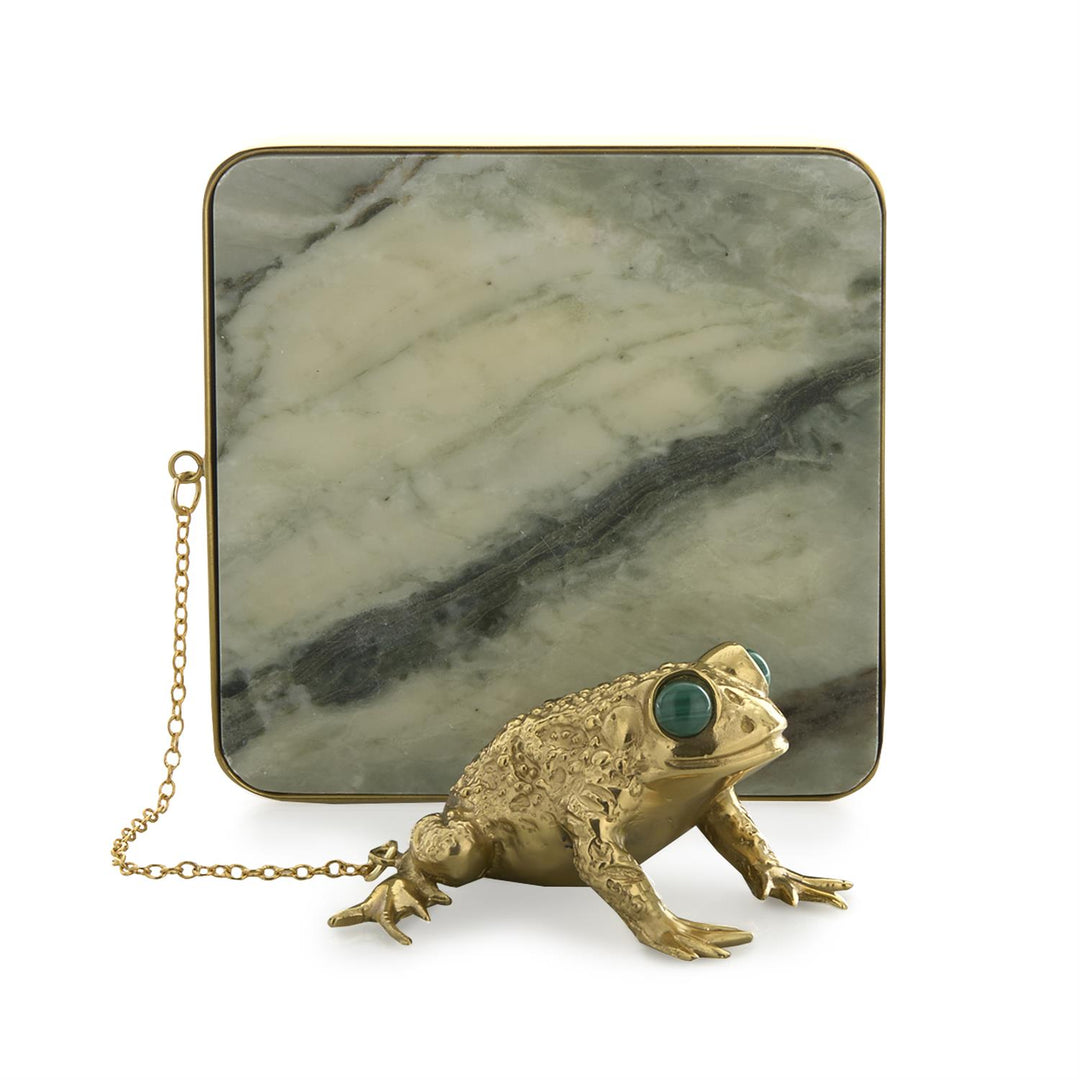 Decor Brass Frog Napkin Holder