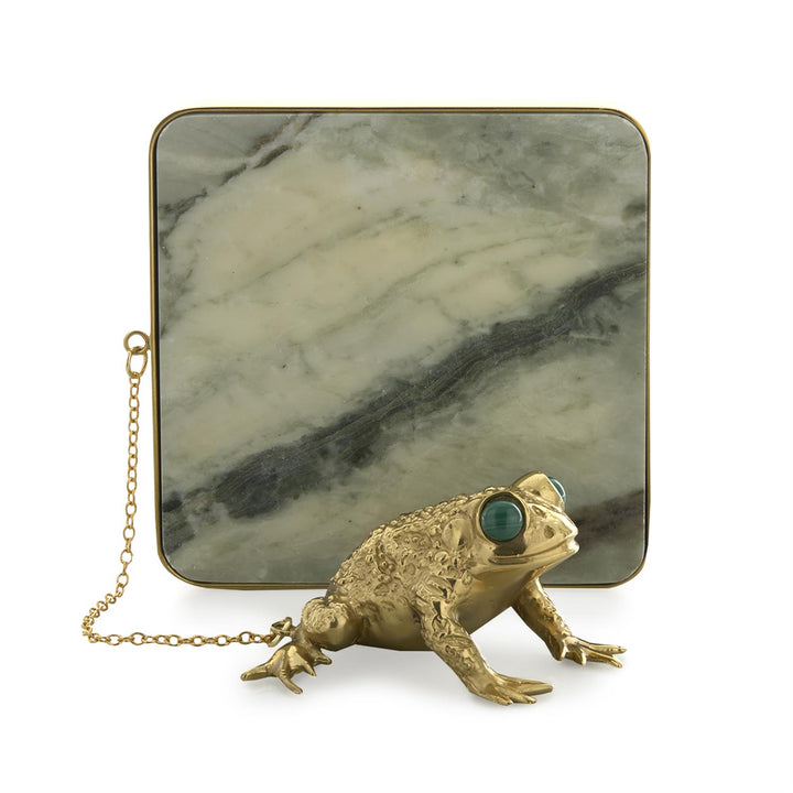 Decor Brass Frog Napkin Holder