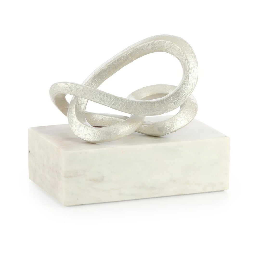 Sculptures Abstract Coil Sculpture on Marble, Wide