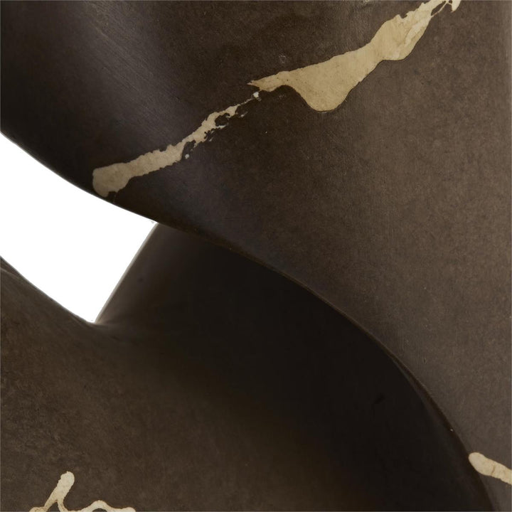Sculptures Umber Flow Sculpture on Marble