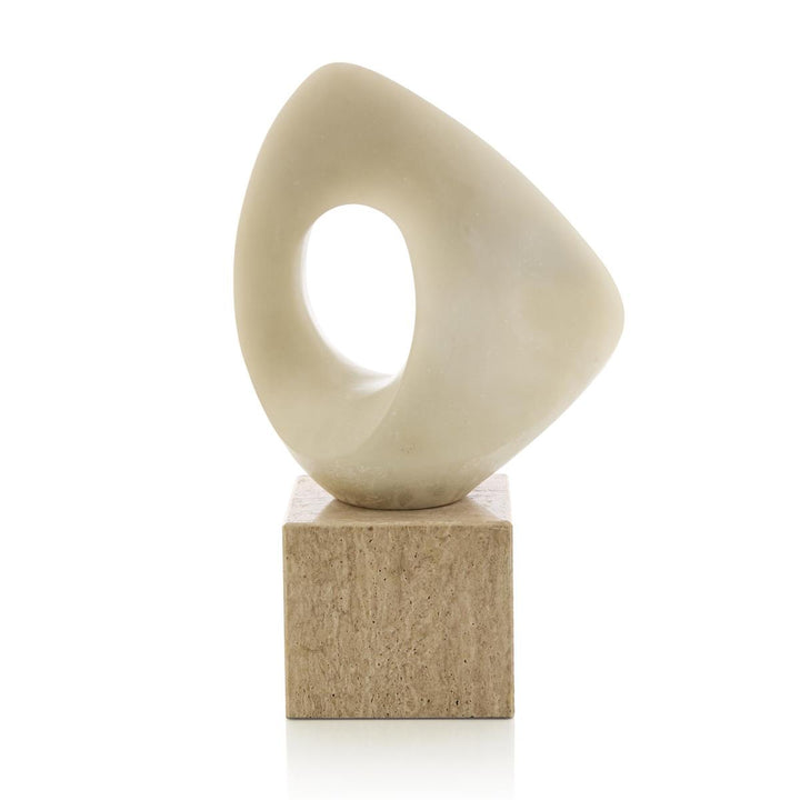 Sculptures Abstract Loop Sculpture on Marble