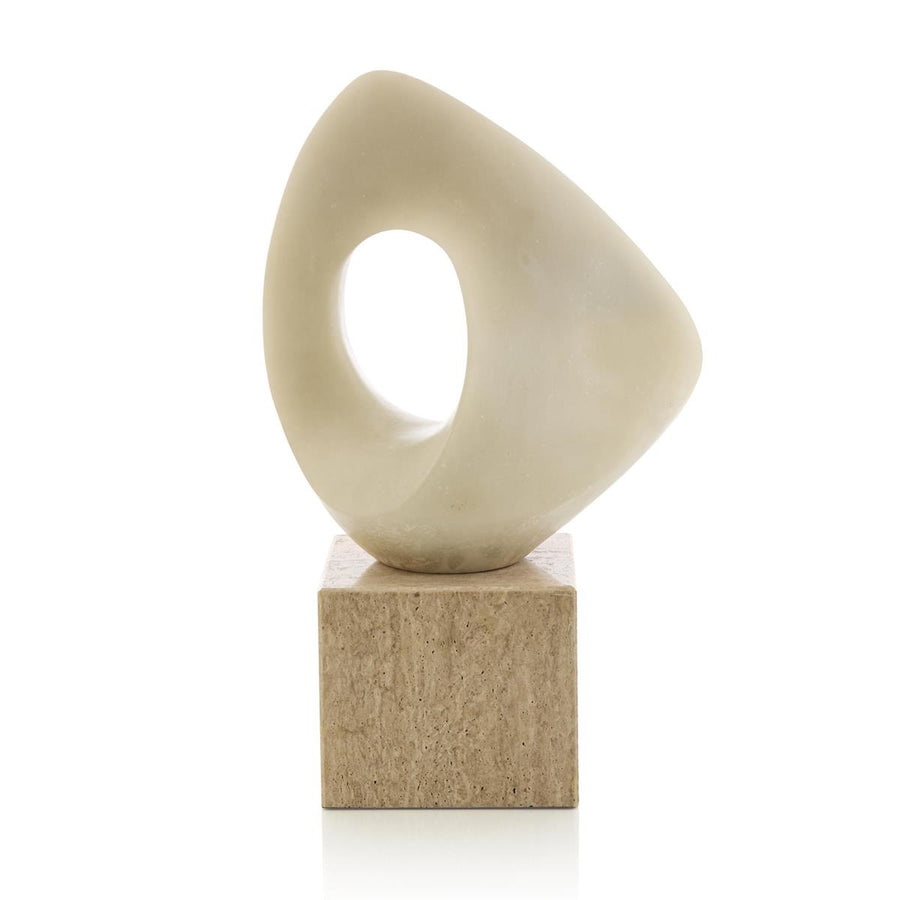 Sculptures Abstract Loop Sculpture on Marble