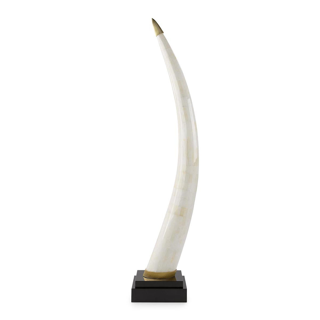 Sculptures Jade Tusk Sculpture on Marble