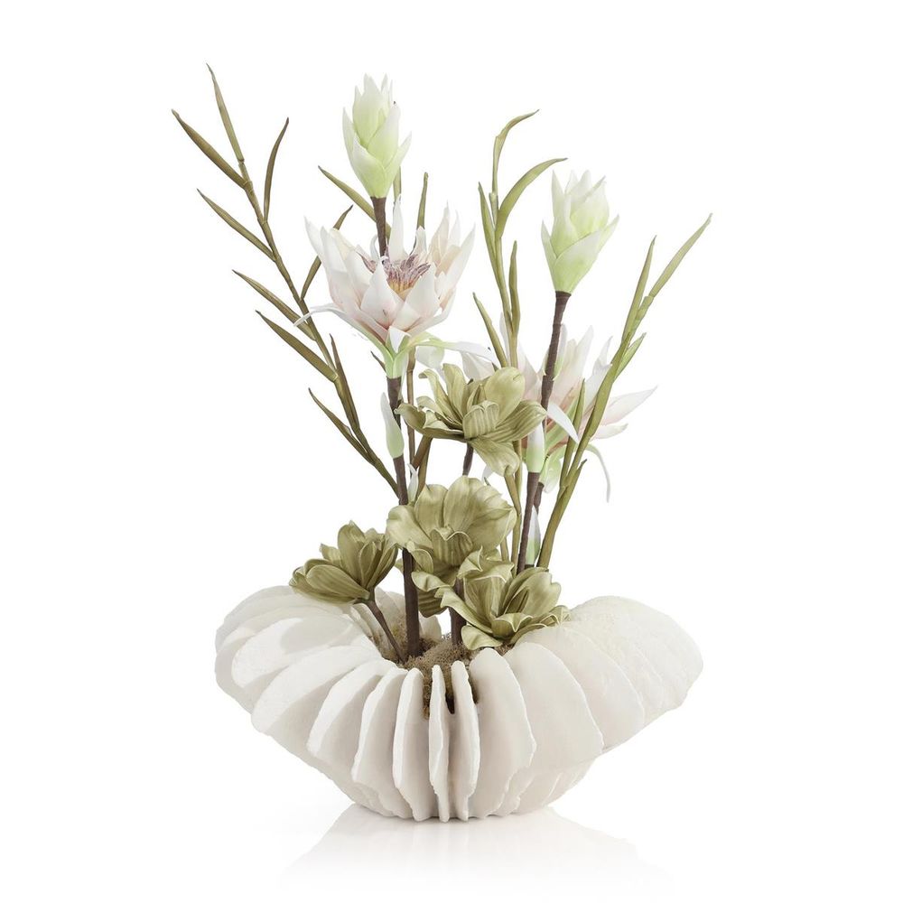 Faux Florals Coastal Harmony
