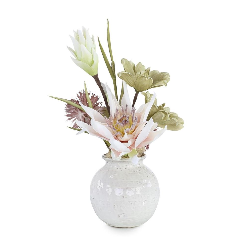Faux Florals Bloom Stem Pink