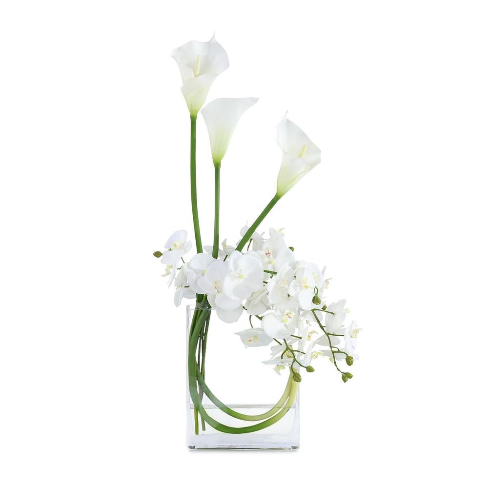 Faux Florals Crystal Bloom Symphony