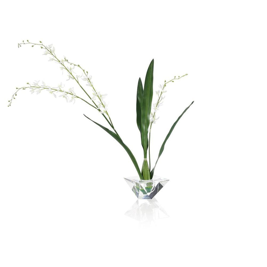 Faux Florals Graceful Orchid Column