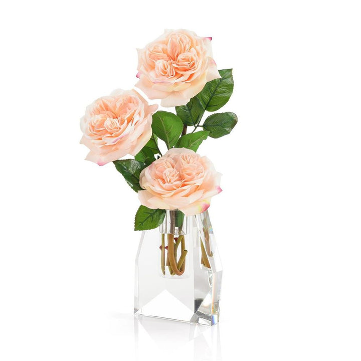 Faux Florals Crystal Bloom Trio