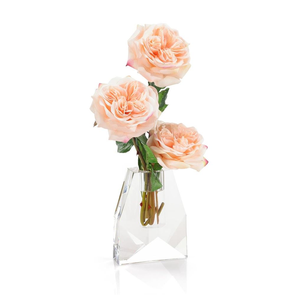 Faux Florals Crystal Bloom Trio
