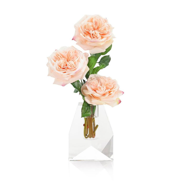 Faux Florals Crystal Bloom Trio
