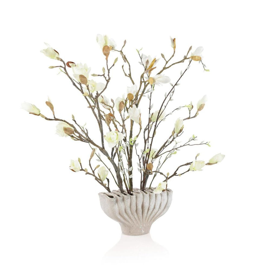 Faux Florals Magnolia Stem