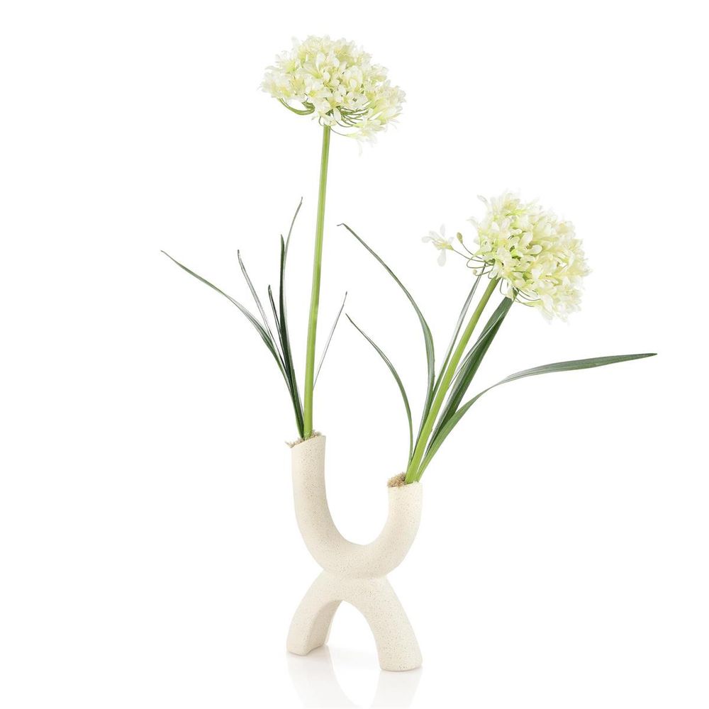 Faux Florals Modernist Agapanthus