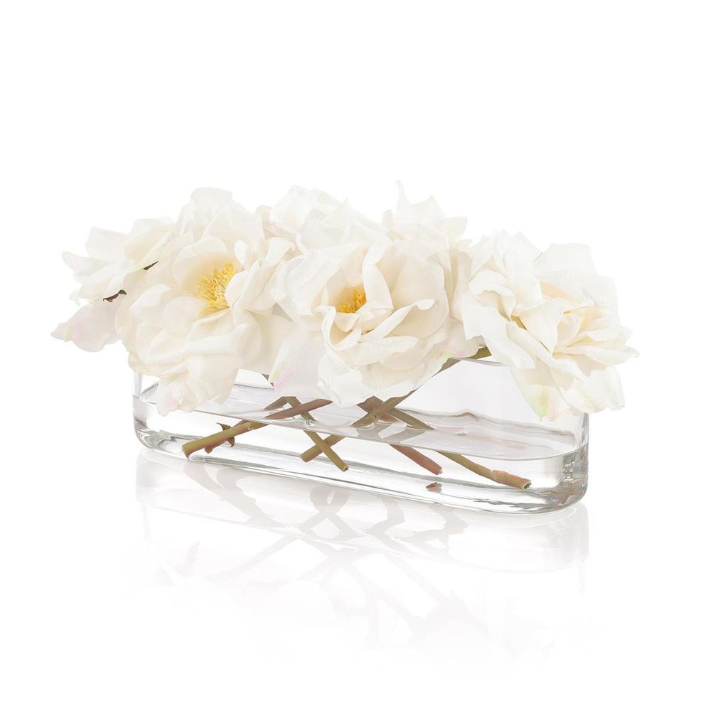 Faux Florals Rose Blossom Stem