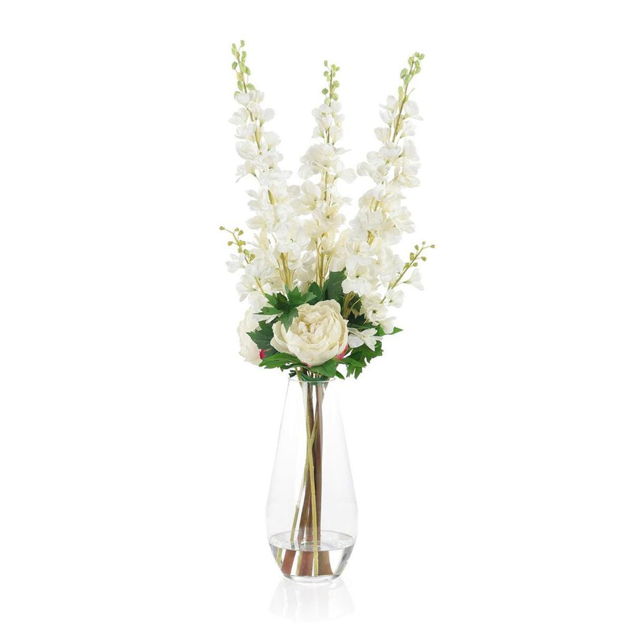 Faux Florals Delphinium Blooms