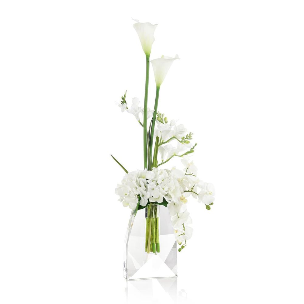 Faux Florals Icy Crystal Bouquet