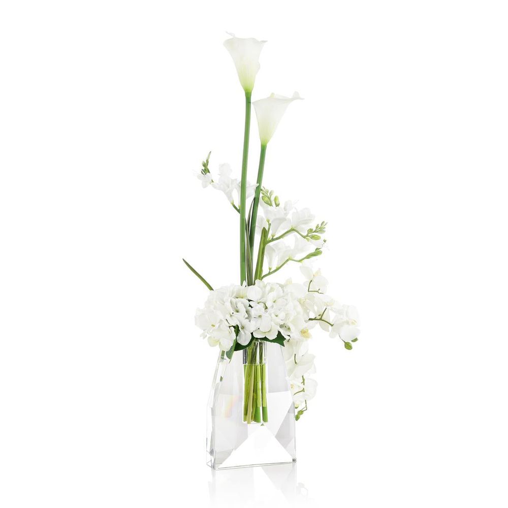 Faux Florals Icy Crystal Bouquet