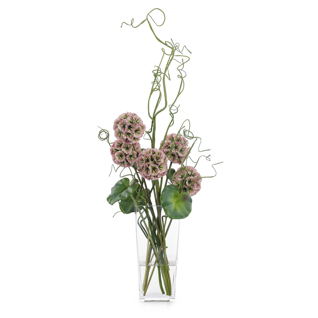 Curly Willow and Purple Scabiosa - Default Title