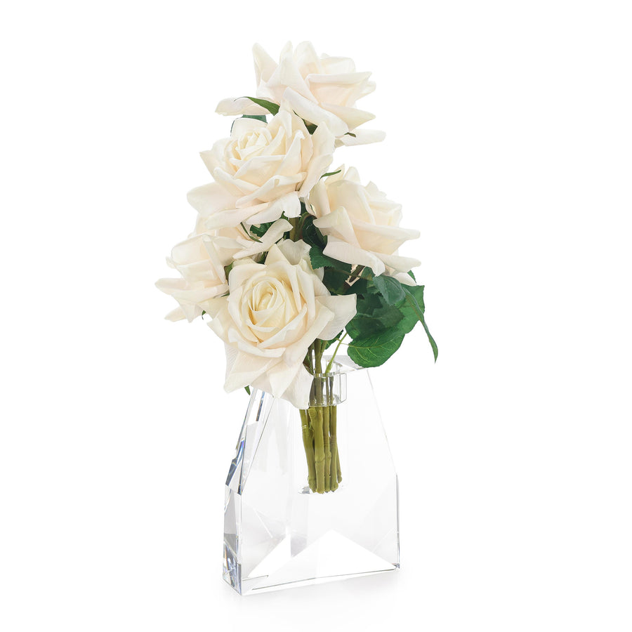 Crystal Rose Vase - Default Title