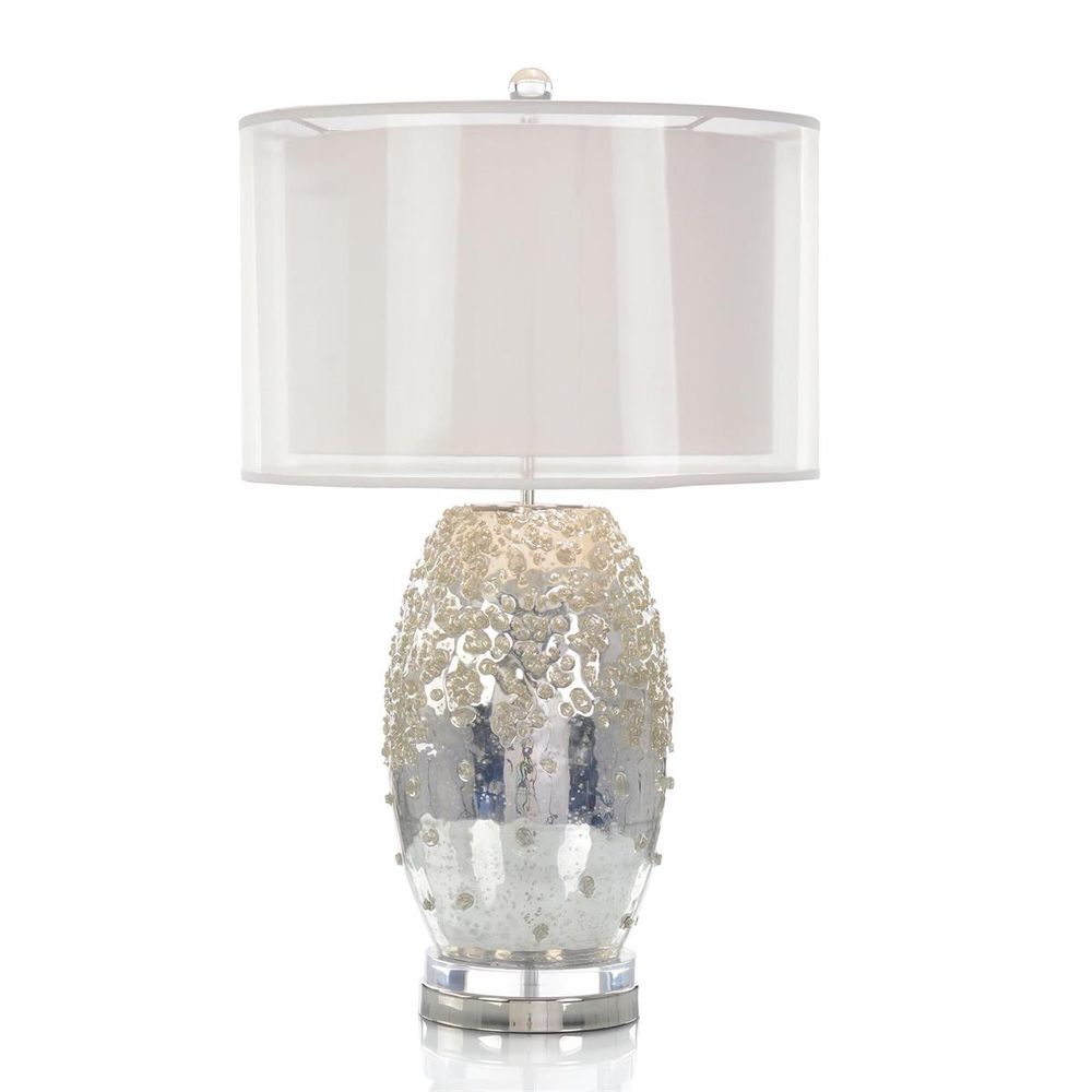 Table Lamps Gleaming Table Lamp - Silver,White