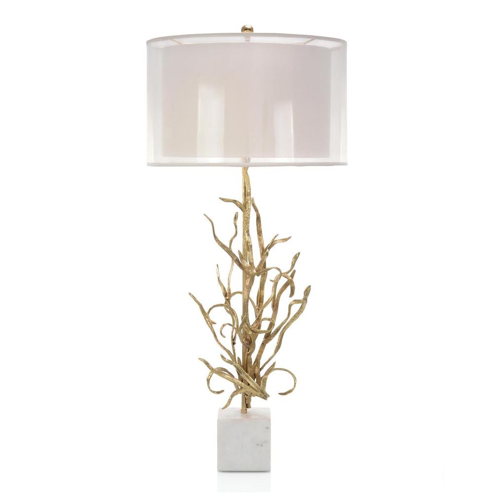 Table Lamps Ellington Reeds in Brass Table Lamp - Gold - Brass