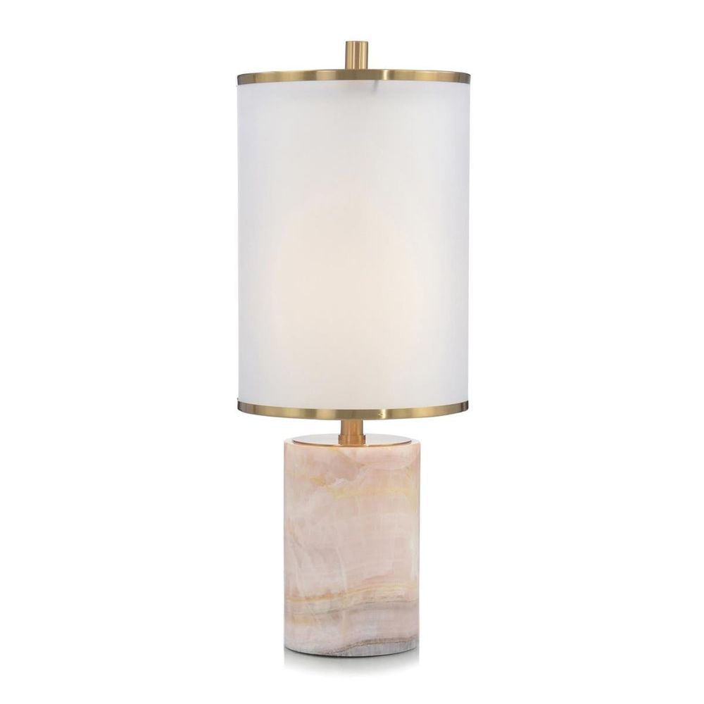 Table Lamps Ros√© Stone Table Lamp - White