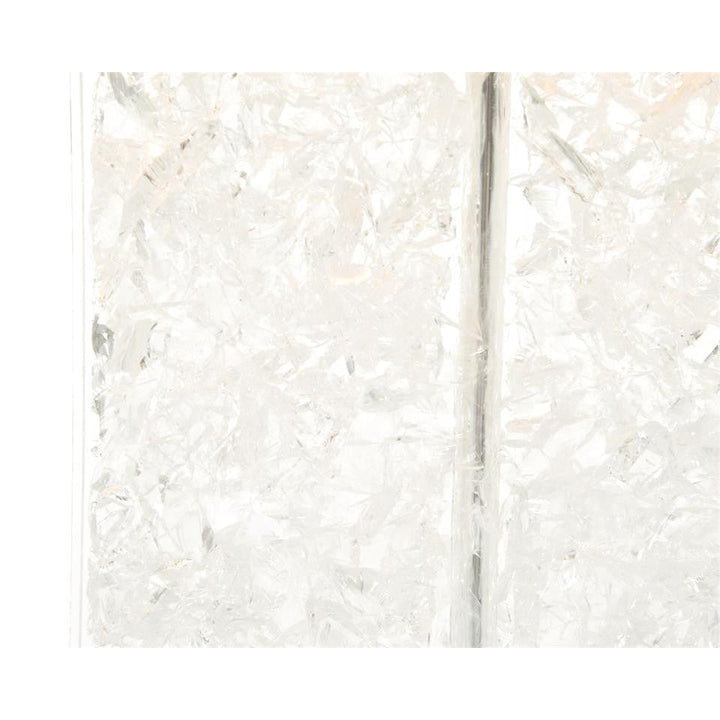 Table Lamps Glass And Acrylic Formed Table Lamp - White