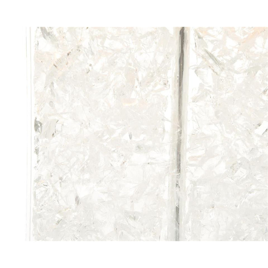 Table Lamps Glass And Acrylic Formed Table Lamp - White