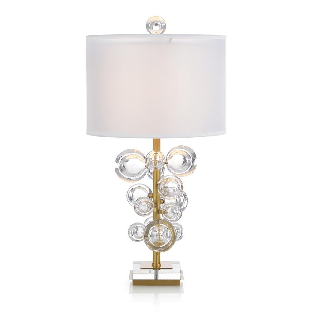 Table Lamps Bubble Table Lamp - Clear, White