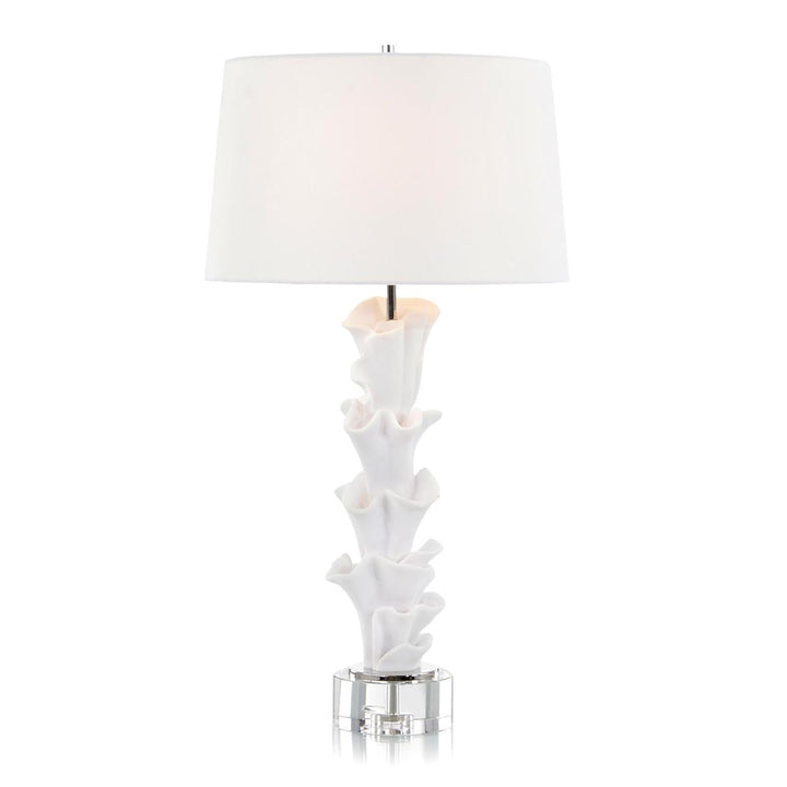 Ivory Sculptural Table Lamp