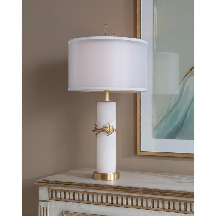 Table Lamps Flowering Quince Table Lamp - White