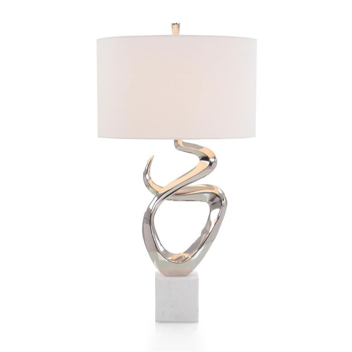 Table Lamps Sculpted Table Lamp - White