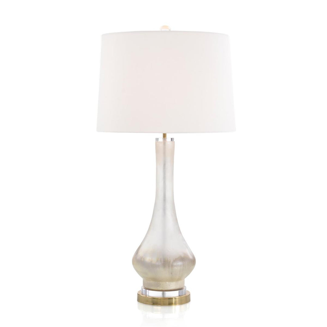 Radiant White Table Lamp - Clear,White