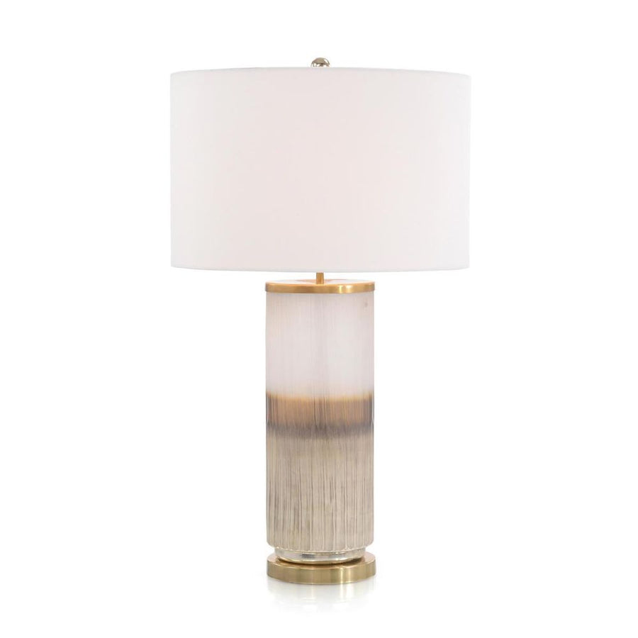 Table Lamps Glass Table Lamp - Brass, White