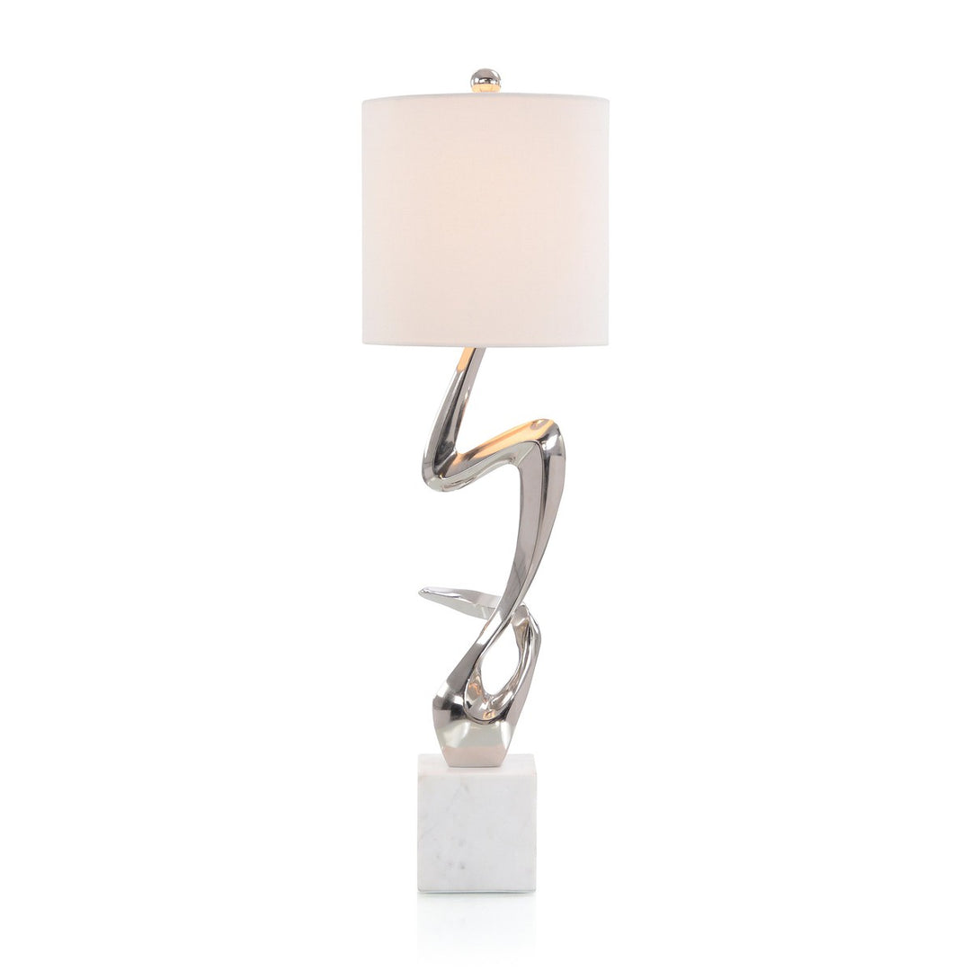 Alden Table Lamp - Silver - Brass