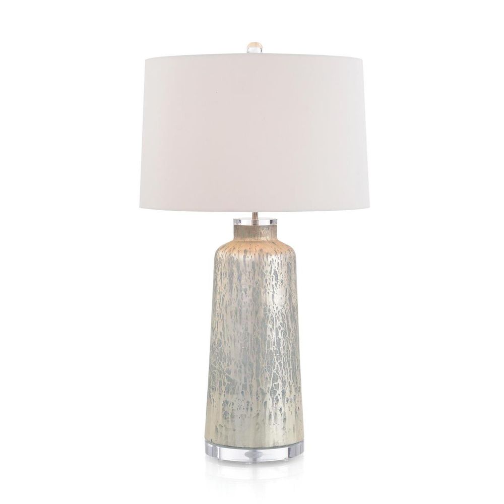 Table Lamps Teal And Gold Wash Table Lamp - Clear, Gold, White