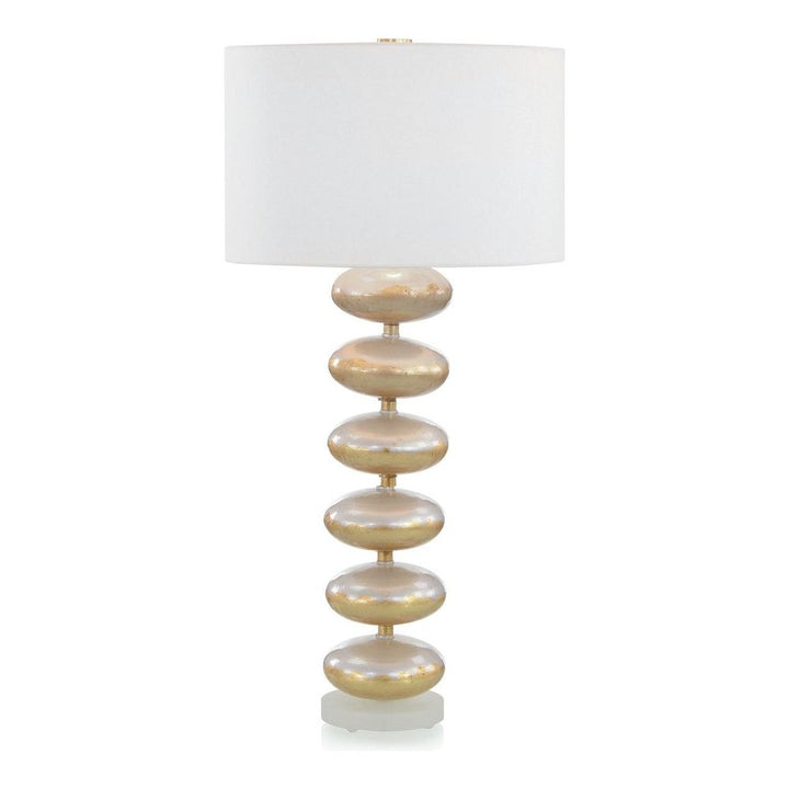 Table Lamps Pearlized Glass Orb Table Lamp - Gold