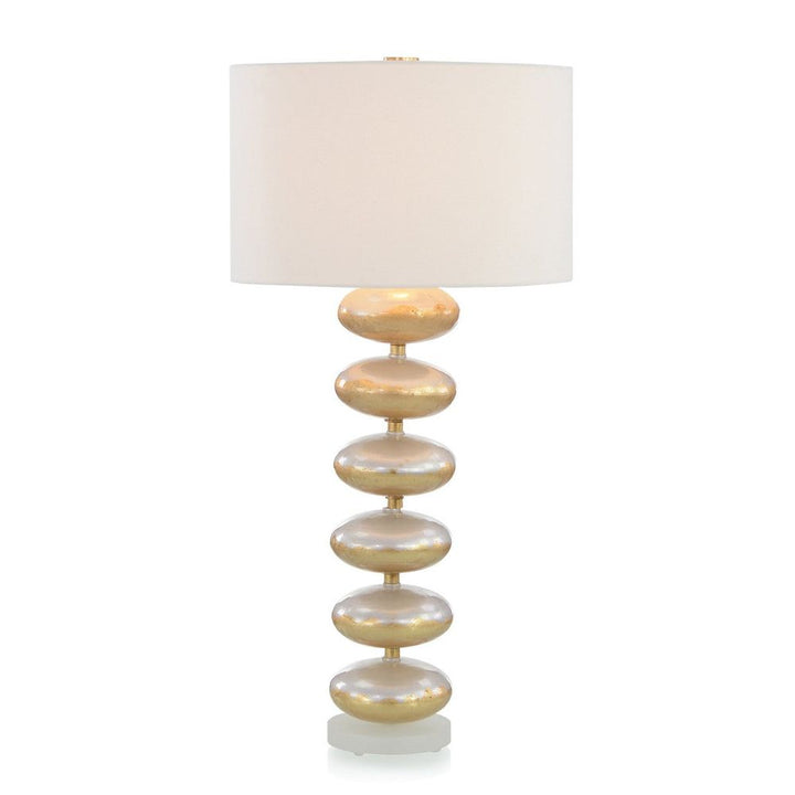 Table Lamps Pearlized Glass Orb Table Lamp - Gold