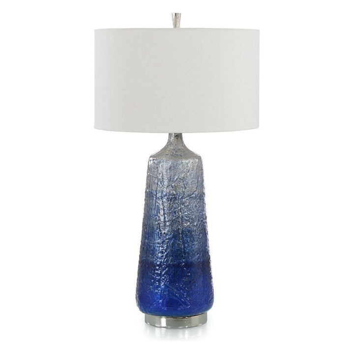 Table Lamps Ombré Enameled Table Lamp - Blue