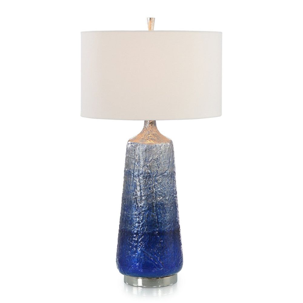 Table Lamps Ombré Enameled Table Lamp - Blue