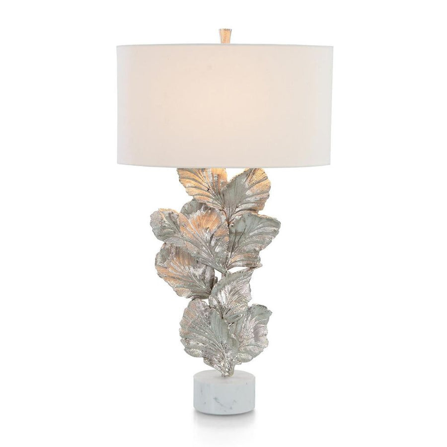 Table Lamps Leaf Sculpture Table Lamp - White